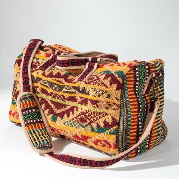 Handmade bohemian Karma Bag weekender bag duffle bag - Picture 12 of 13